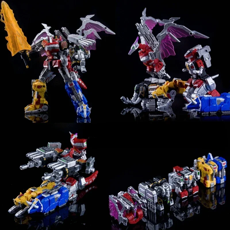 Фото Женская экшн-фигурка счастливого кота Megazord MICRO COSMOS MC03, дракон, Цезарь, могучий морфин, Power TEAM, аниме №2