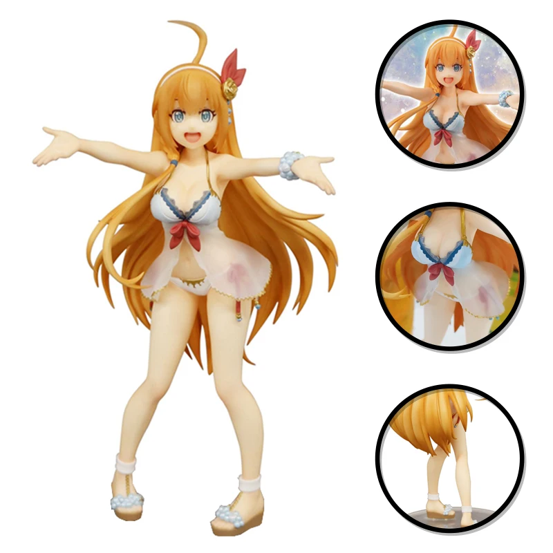 

Hot Anime Pecorine Figure 17CM Princess Connect Re:Dive Priconne Natsume Kokkoro Swimsuit PVC Action Figure Model Doll Toys