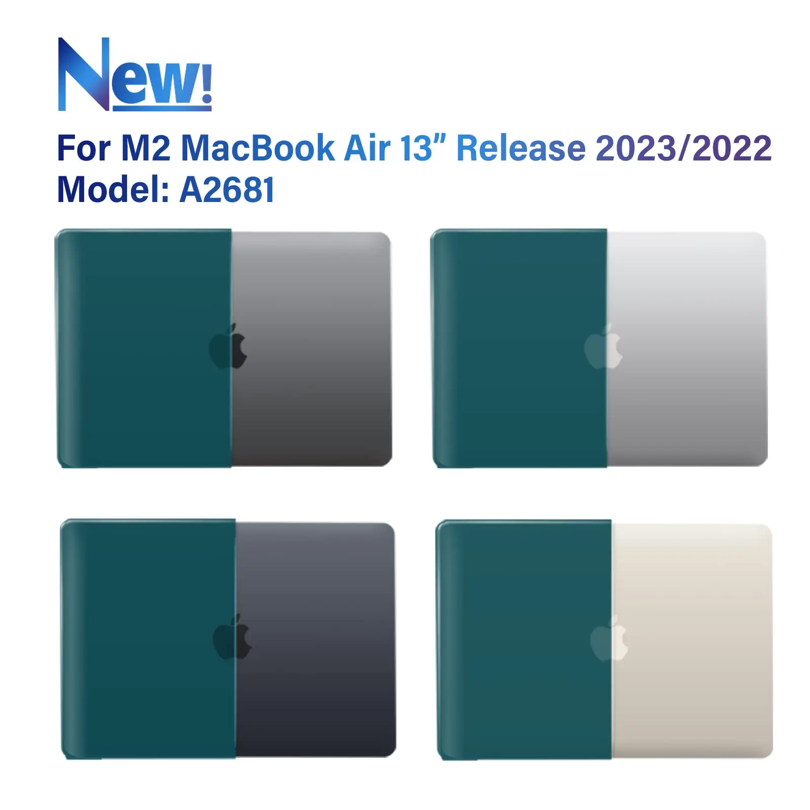 2023 Новый чехол для ноутбука Macbook Pro 13 M1 A2338 A2337 Air 15 2 A2941 M2 M3 14 16 A2992 A2991 Funda