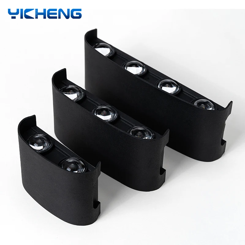 Светодиодный настенный светильник современное пластиковое освещение в