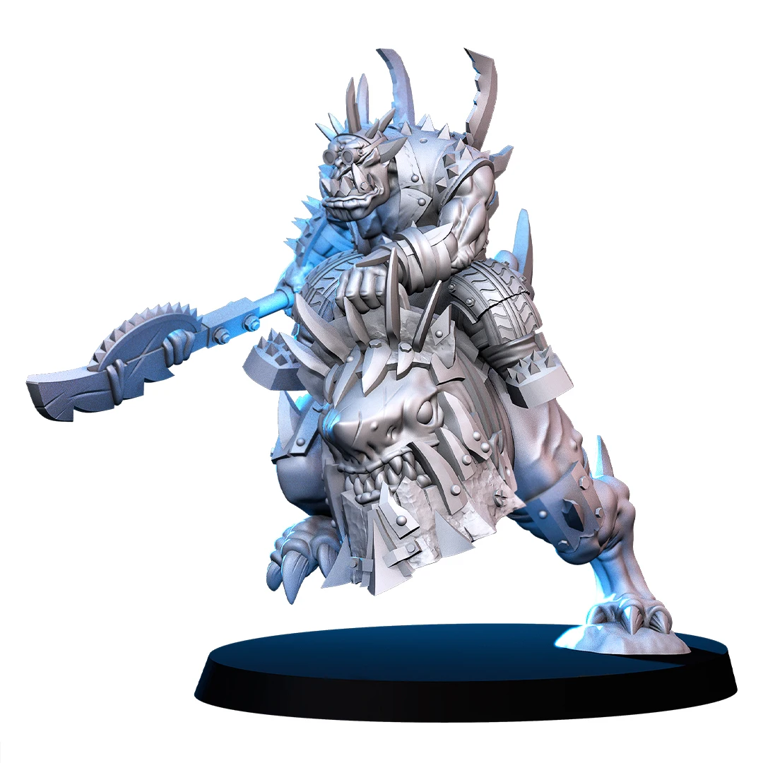 

War Game Exclusive Orc ORK SKWEEKL Driver Al Iron Hedge Third-party