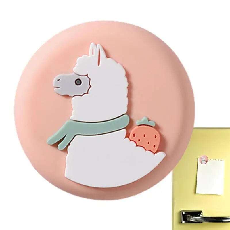 

Cartoon Animal Fridge Magnets Refrigerator Magnetic Sticker Cute Message Board Reminder Home Decoration Kitchen