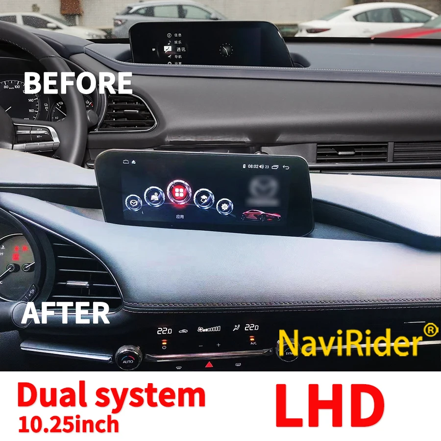 

ДВОЙНОЙ СИСТЕМ KEEP OEM RHD LHD 256 ГБ для Mazda Cx-30 Cx30 2021 CarPlay GPS NAVI Радио Авторадио Автомобильный Dsp 4G Мультимедийный видеоплеер