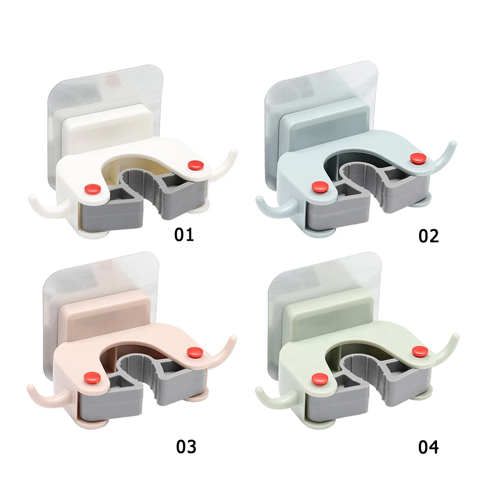 Настенная стойка для швабры в ванную комнату держатель метлы крючок-вешалка