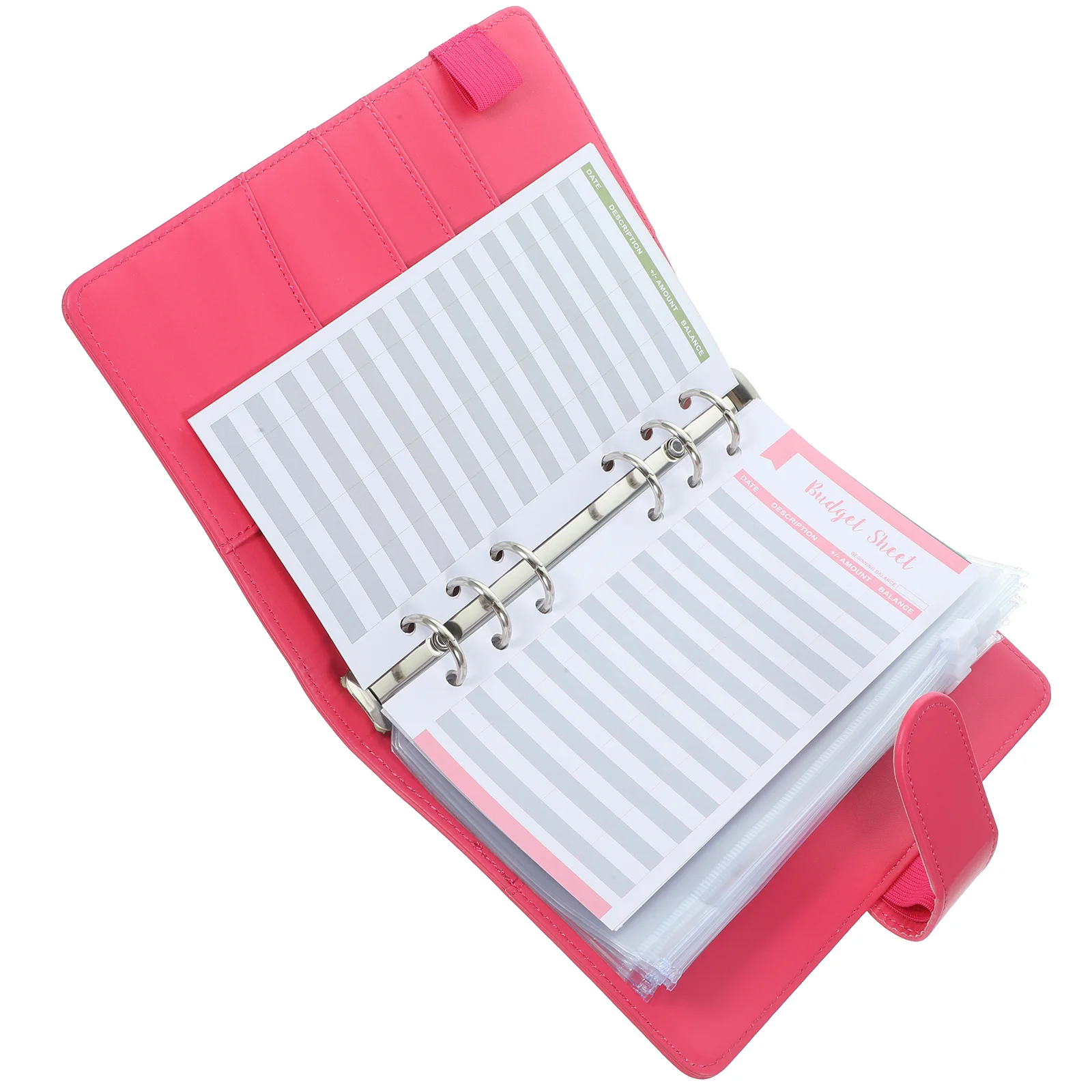 

1 Set Budget Binder Notebook Budget Sheets Expense Tracking Papers Portable Notepad