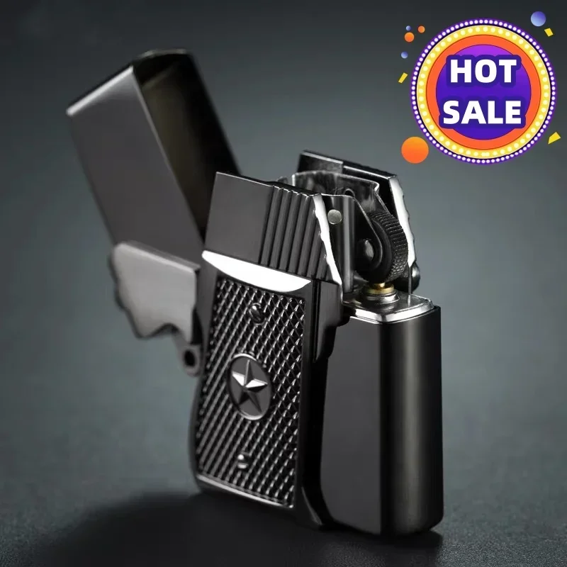 Новинка уникальная медная ветрозащитная Зажигалка в форме биу Мужская