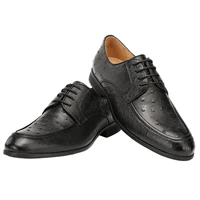 male oxford shoe 2022 new ostrich leather workplace office business dress casual formal mens genuine luxury italiano sneakers