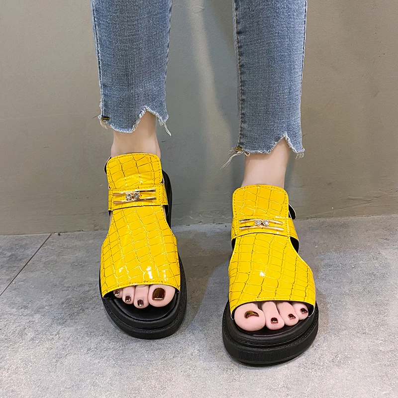 2023 High Quality Women Wedges Sandals Summer 5CM Sandals Height Increasing Open Toed Breathable Ladies Sandals Zapatos Para