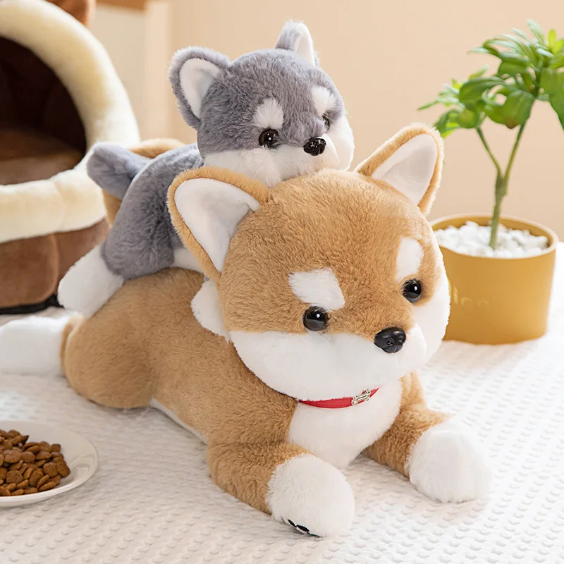 

Cute Shiba Inu Plush Toy Simulation Puppy Doll Cartoon Stuffed Animals Baby Toys Kawaii Pillow Fashion Dolls Sofa Cushion Gift