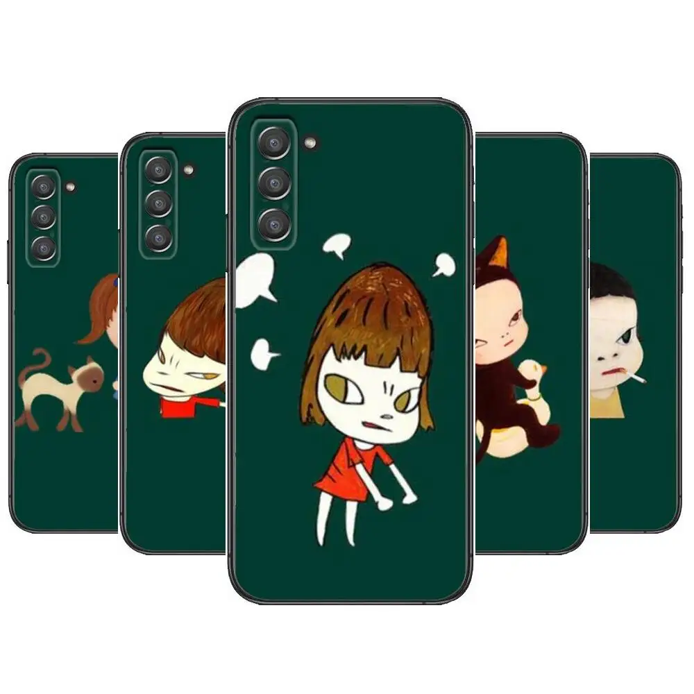 

Art cartoon Yoshitomo Nara Phone cover hull For SamSung Galaxy s6 s7 S8 S9 S10E S20 S21 S5 S30 Plus S20 fe 5G Lite Ultra Edge