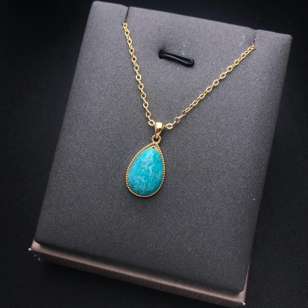 Кулон из натурального амазонита серебро 925 пробы малахит серафинит драгоценный