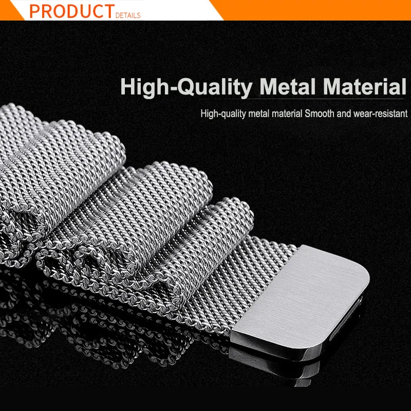 Metal Stainless Steel Milanese Strap for Huami Amazfit GTS Wrist Band for Amazfit GTR Stratos 3 Bip Watch Bracelet Watchband
