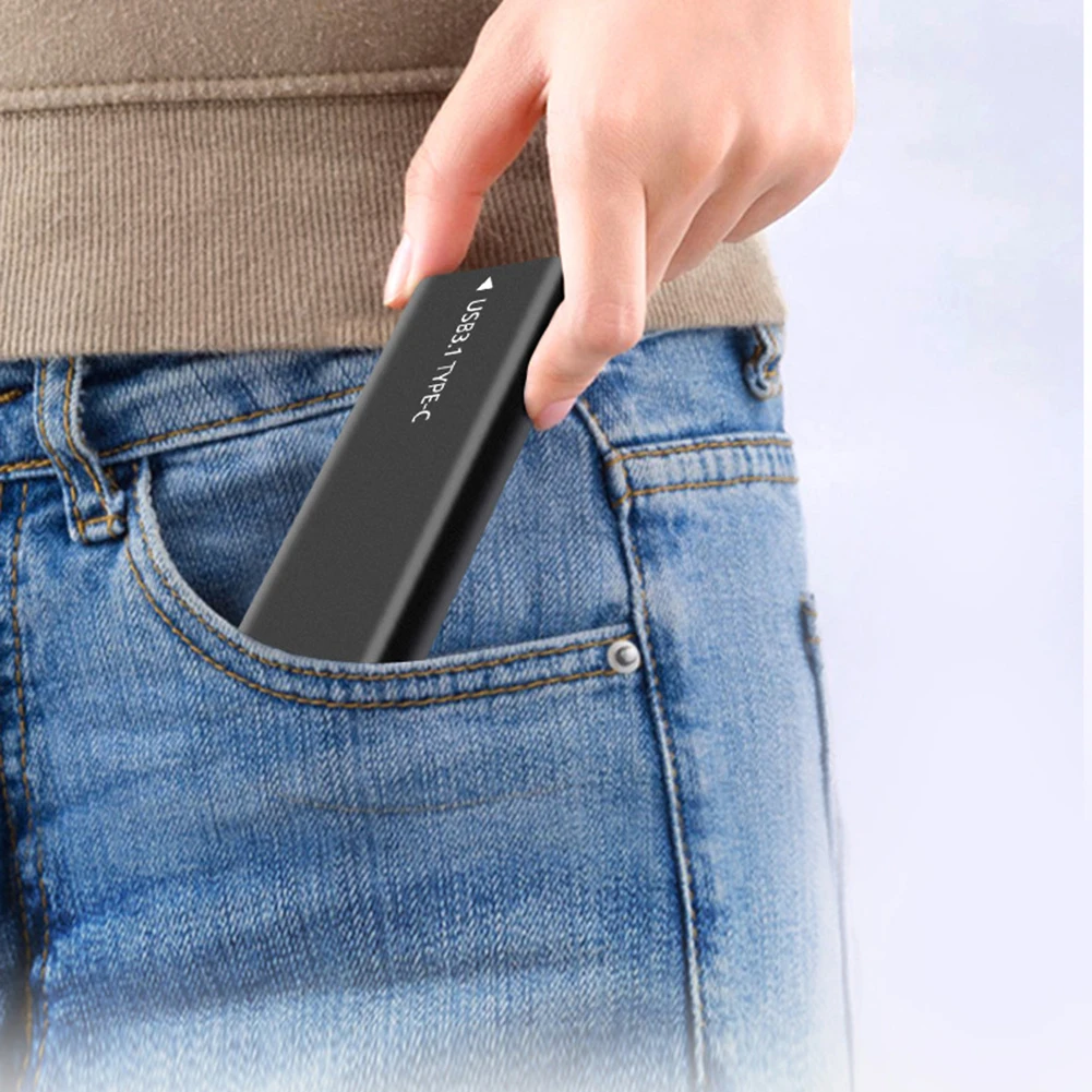 

Solid State Drive Enclosure 10Gbps PCIe M.2 NVME NGFF External SSD Case USB Type C Mobile M2 SSD Box NGFF SATA for Tablet Laptop