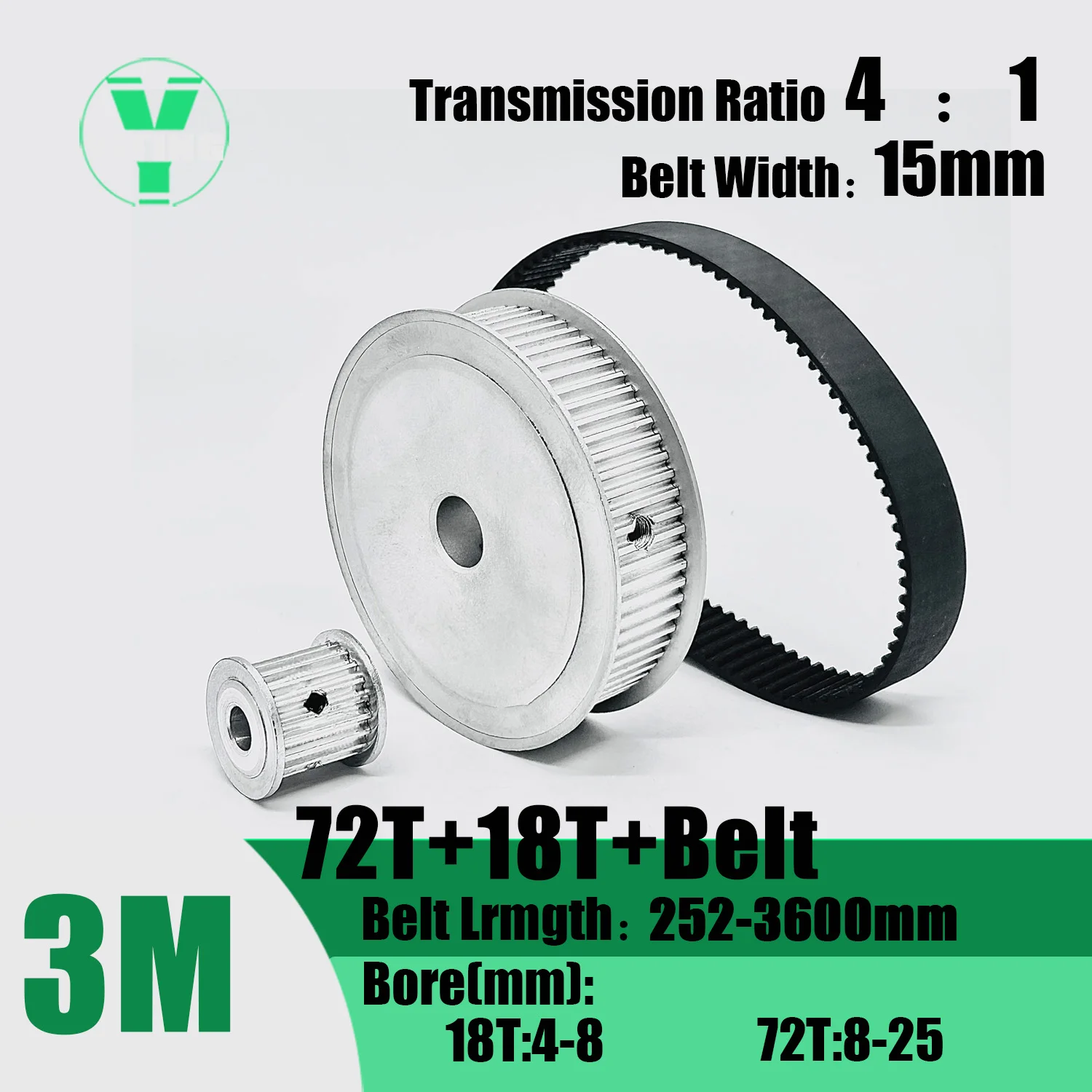 

Синхронный ремень XMSJ HTD 3M 18T 72 Teeth, 15 мм, 3 м