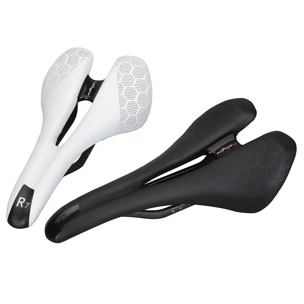 

2022 New Hollow carbon fiber sponge weight mtb road bicycle saddle Wear-resistant Reinforced Bow Bicycle Saddles Drop shipping