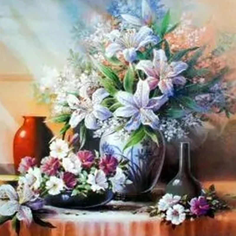 

Алмазная живопись, ваза, цветок, 5d, мозаика «сделай сам», полностью квадратная, круглая, алмазная вышивка Стразы, алмазная вышивка, картины