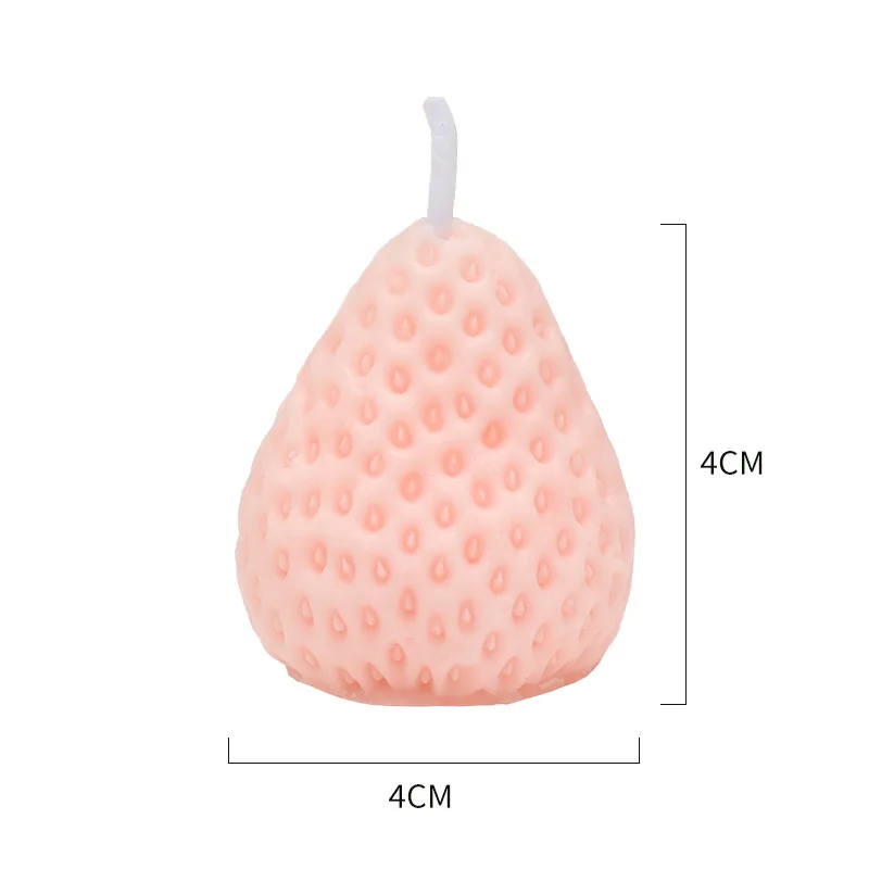 Декоративные Ароматические свечи в виде клубники ароматические из соевого воска