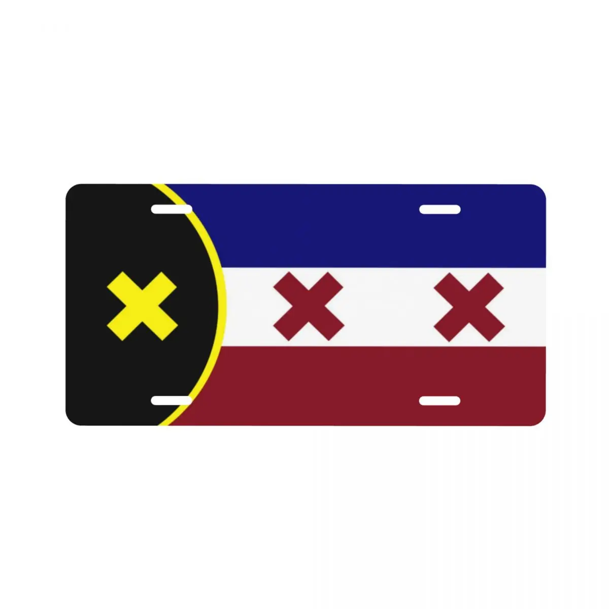 Lmanburg манбург SMP флаг мечты шаблон автомобильный номерной знак декорация 15 см x 30