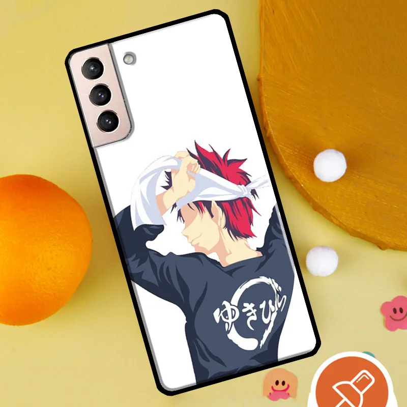 Чехол для телефона с аниме Shokugeki No Soma Samsung Galaxy S22 S21 Ultra S20 FE Note 20 S8 S9 S10 10 Plus - купить по