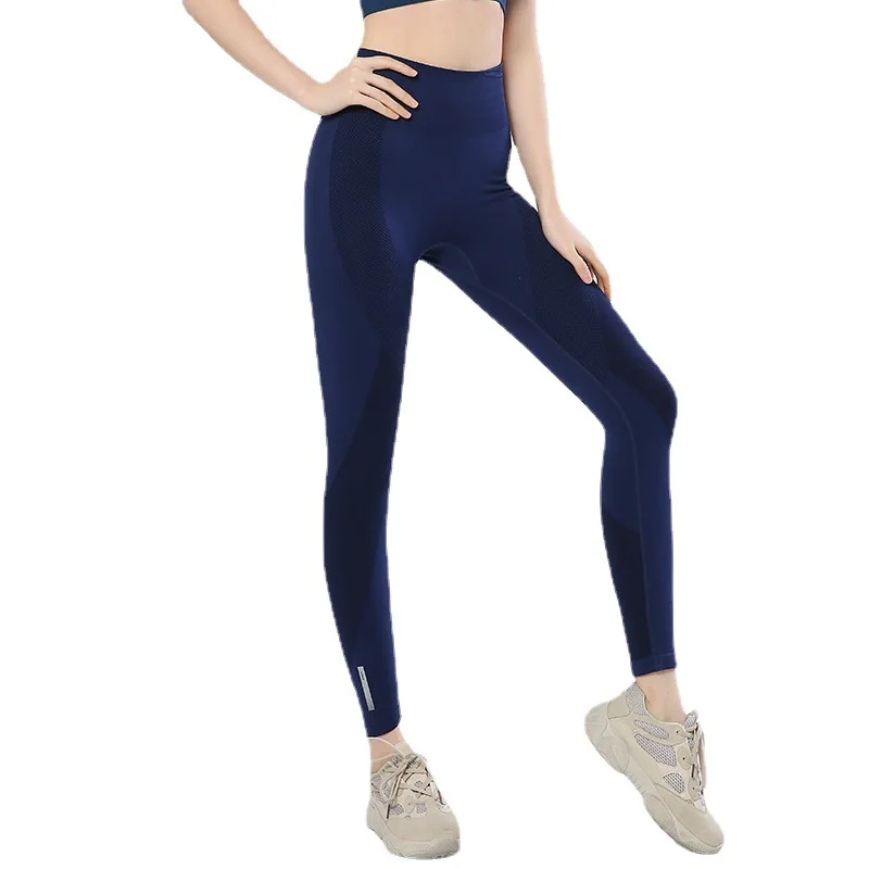 Night Running Reflection Strip Yoga Pants Women Leggings For Fitness Push Up Workout Sport Scrunch Tights Legging