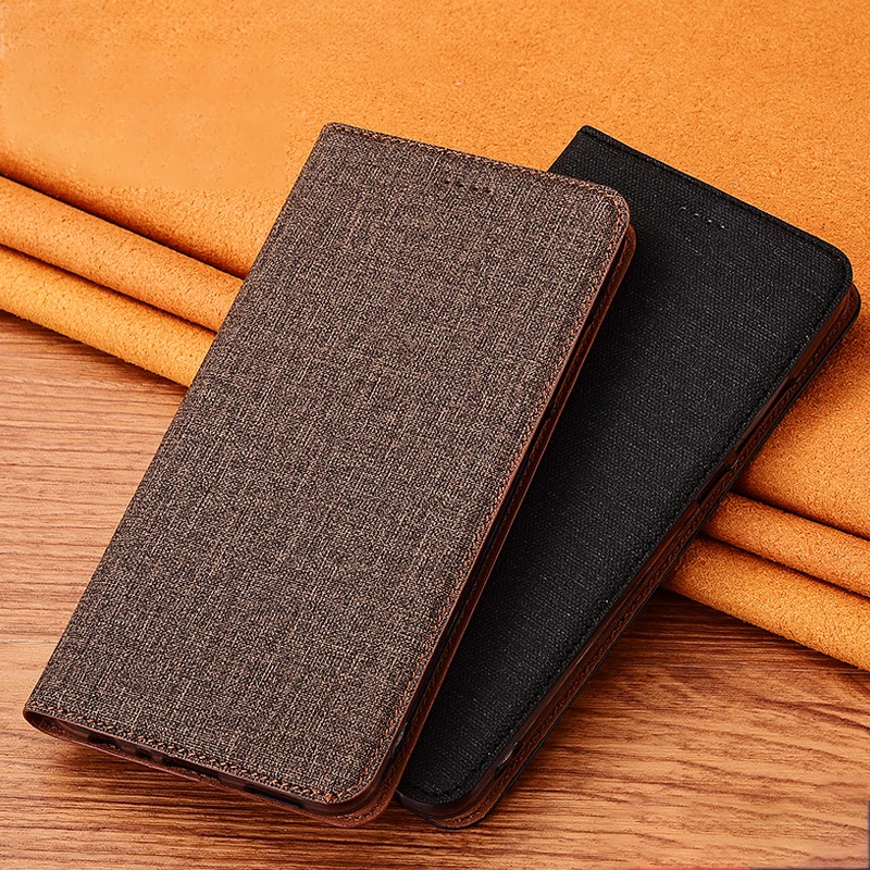 

Solid Color Cotton Leather Flip Case For Sony Xperia 1 5 10 20 I II III IV V Lite L1 L2 L3 L4 Pro-I Stand Function Phone Cover