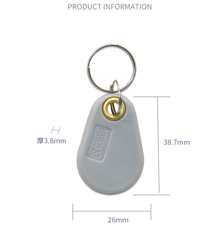 50100 шт. ID 125 кГц EM4305 T5577 записываемые RFID-метки для ключей кольцевые жетоны брелоки перезаписываемый серый брелок для карт копия клон дубликат (art.: 3920d408fc98a) - 3920d408fc98a