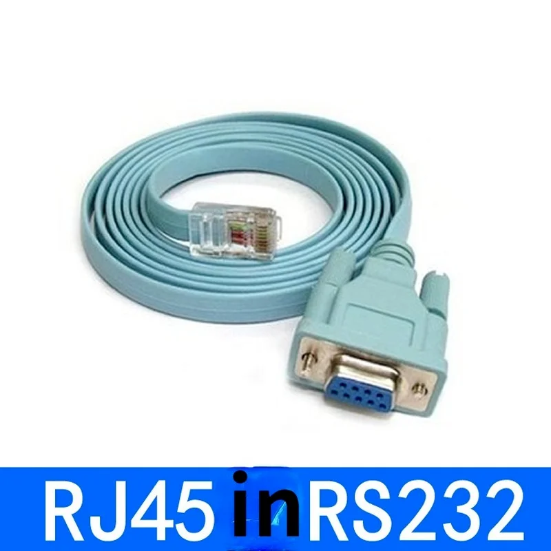 Кабель-переходник для консоли Cisco RJ45 Cat5 Ethernet-порт Rs232 DB9 COM последовательные