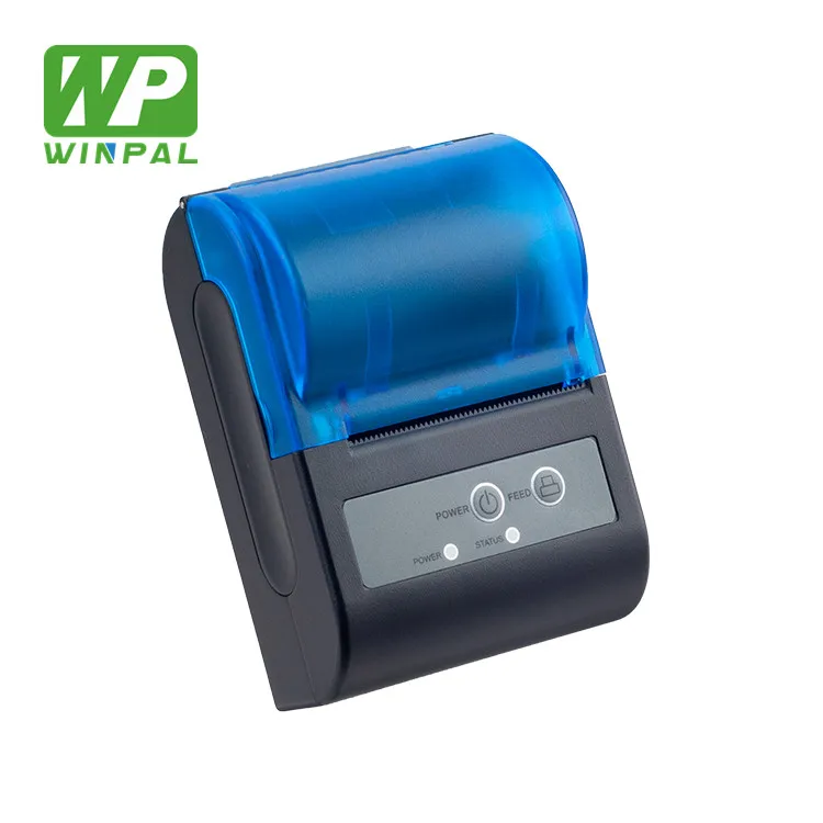 WINPAL WP-Q2B BT Wi-Fi беспроводной мини-портативный термопринтер с синей крышкой