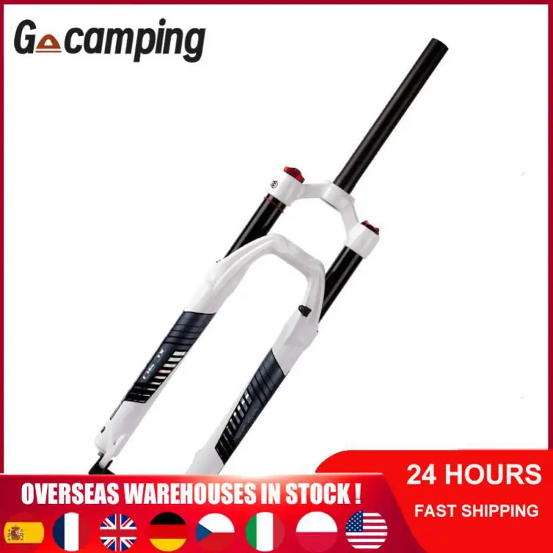 

Thickened Steel Pipe Frosted Paint Baking Process Large-scale Shock Absorption Lockable Mountain Bike Pneumatic Front Fork