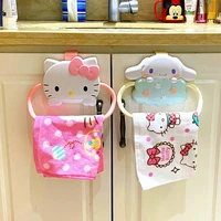 hello kitty creative cartoon anime cute childrens bathroom towel rack punch free bathroom kitchen cabinet door rag towel rod
