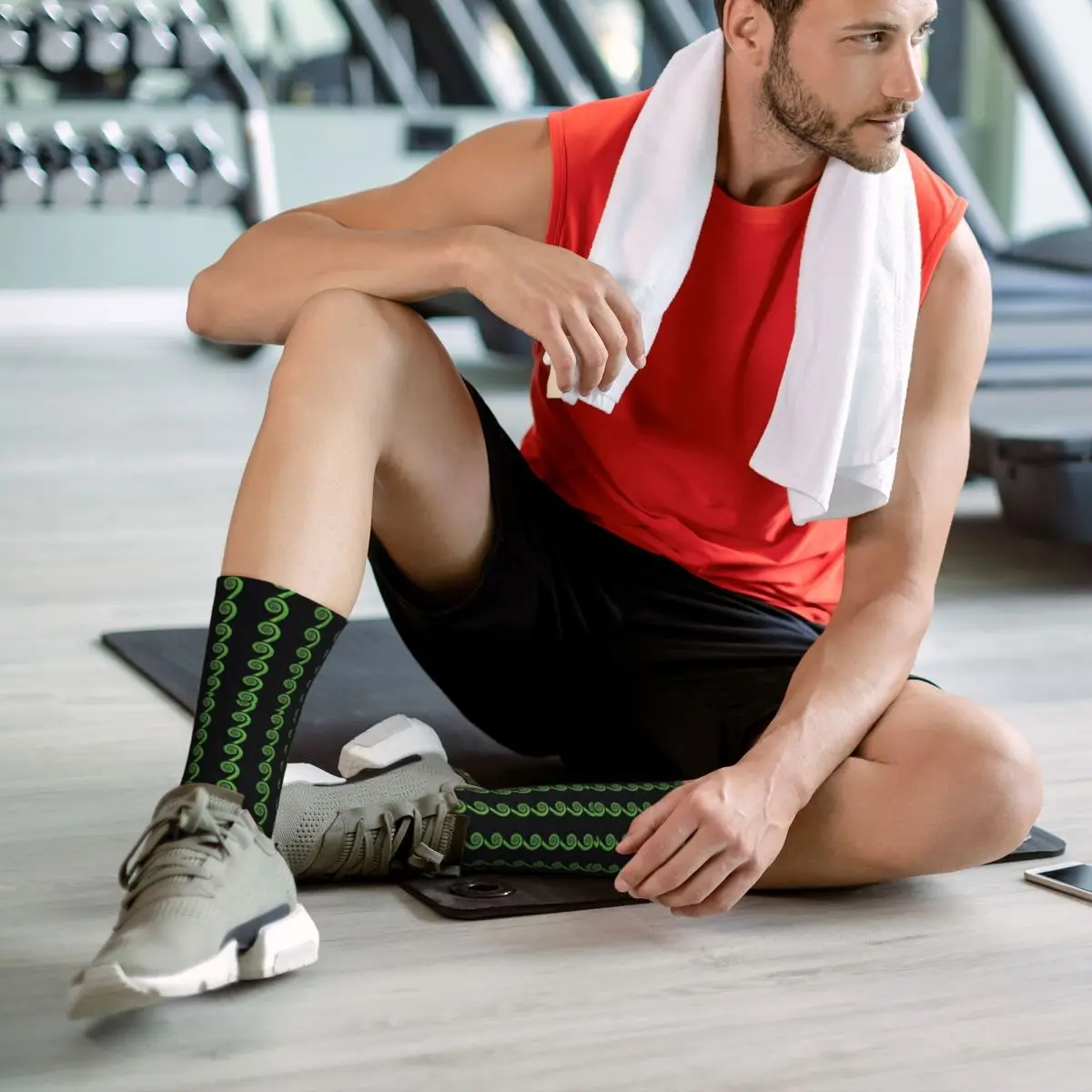 Разворачивающиеся спортивные носки со средней посадкой Fiddlehead