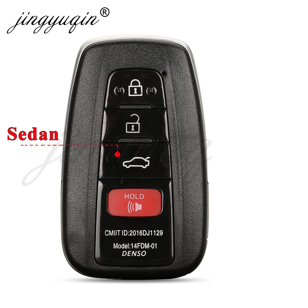 

Jingyuqin чехол для дистанционного ключа автомобиля для Toyota Prius Prime Avalon Camry Hybrid 18-2021 Smart A/C Sedan Cover
