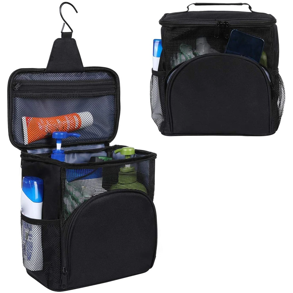 

Shower Bag For Toiletries - Durable And Travel-friendly Wide Application Toiletry Bag Foldable