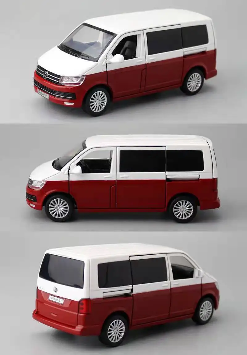 Модель автомобиля мультифургона Volkswagen multivan t6mpv из сплава высокотехнологичная