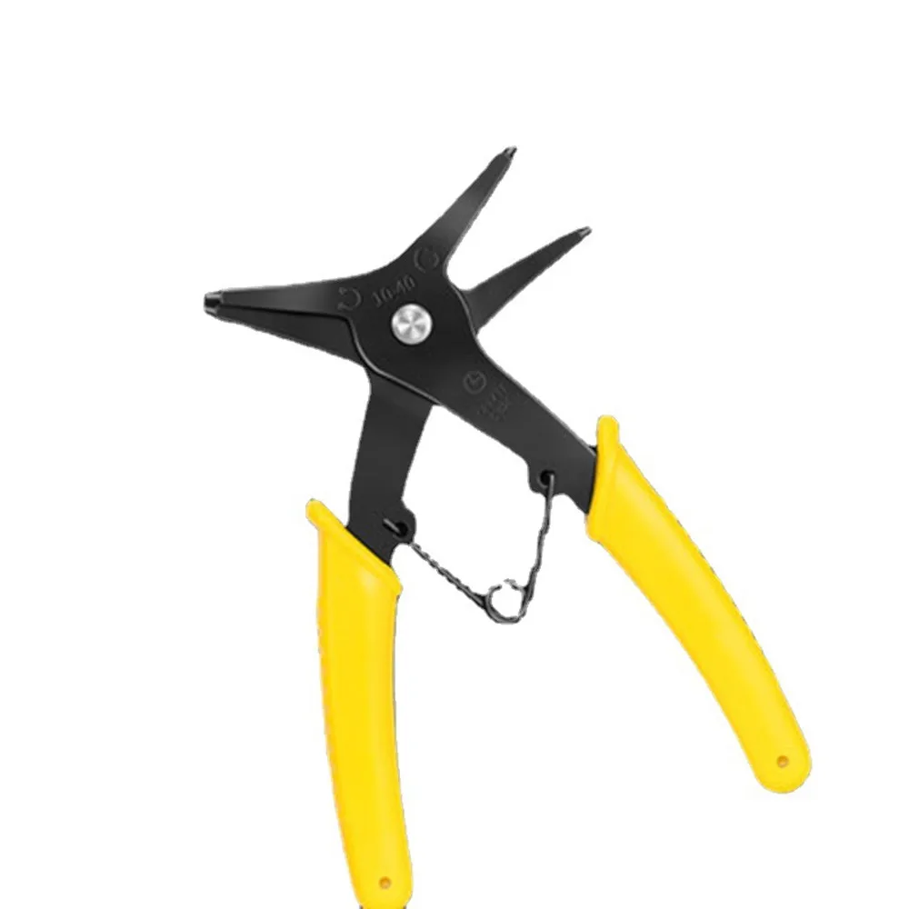 Dual-purpose Circlip Pliers Reassembling Tool Professional Snap Ring Pliers for Internal and External Snap Ring