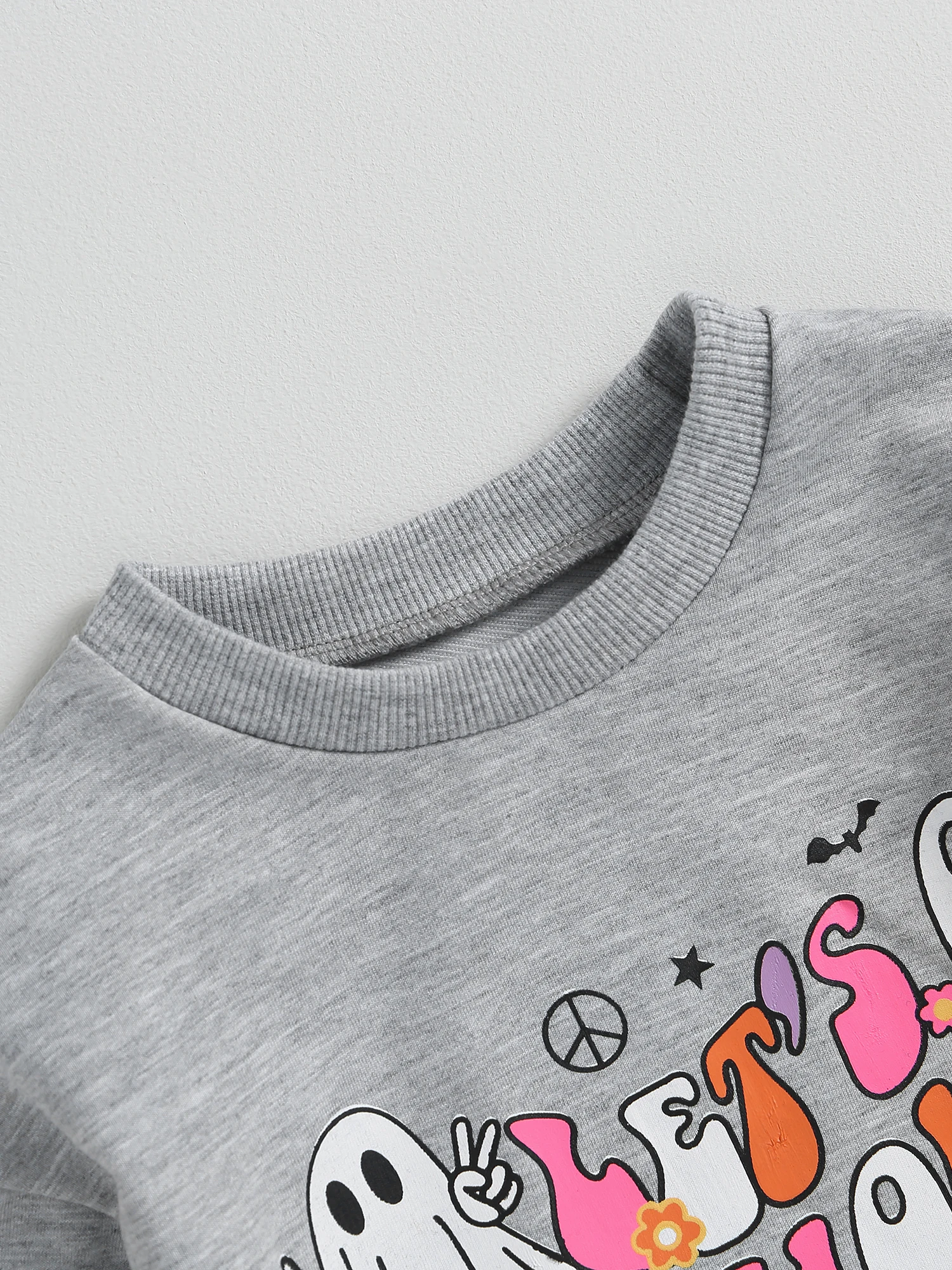 

BemeyourBBs Newborn Baby Halloween Romper Long Sleeve Pumpkin Face Print Oversized Sweatshirt Bodysuit Pullover Jumpsuit Infant