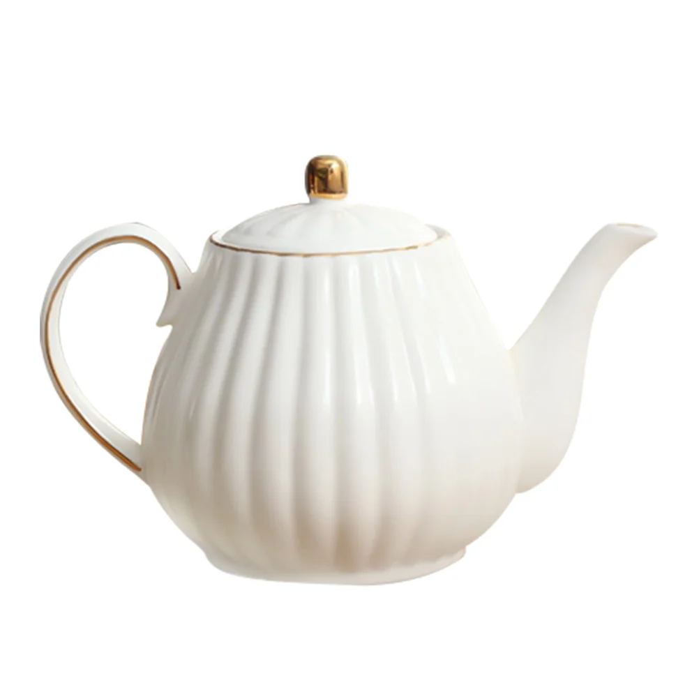 

Coffee Pot Delicate Teapot Glass Set Ceramic Holder Ceramics Afternoon Large Kettle