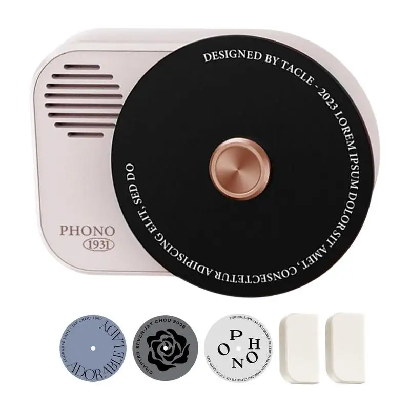 Car Air Fresheners Record Player Car Vent Clip Aromatherapy Fragrance Diffuser Vintage Car Accessories/Ornaments Long Lasting