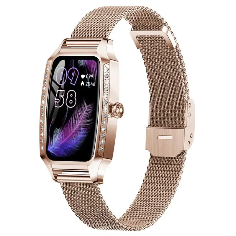 

Женские умные часы, спортивные Смарт-часы с пульсометром, датчиком кровяного давления и кислорода, умный Браслет для IOS