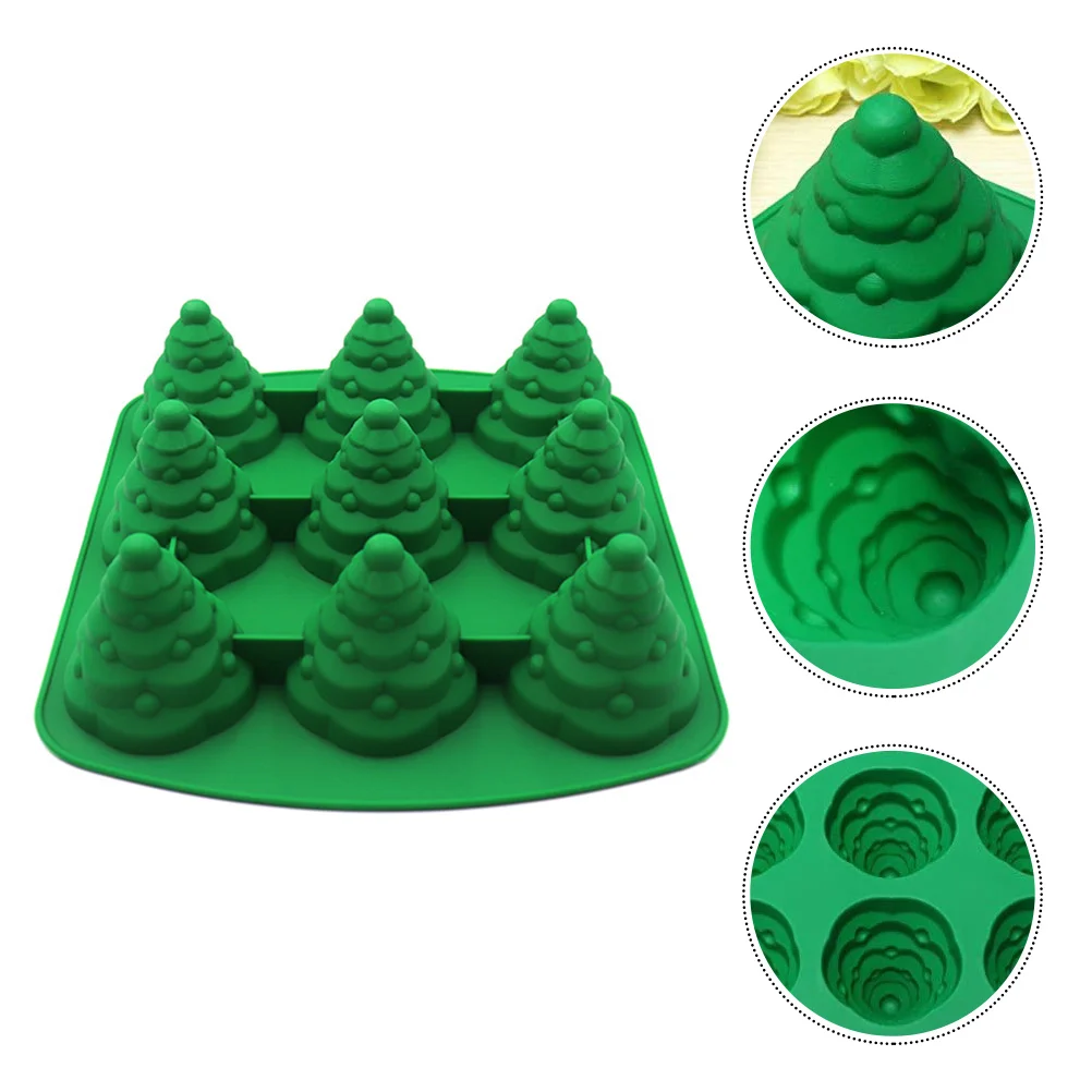 

Silicone Cake Mould Christmas Baking Supplies Resin Clay Polymer Decoratingtrayparty Funny Cookie Lovely Molds Candy Chocolate