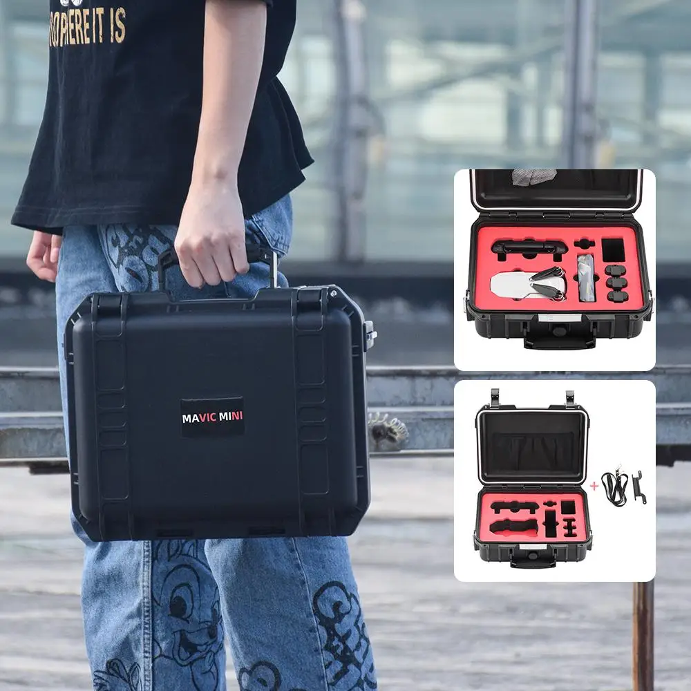 

Storage Bag for DJI Mavic Mini Drone Accessories Waterproof Hardshell Box Portable Briefcase Outdoor Carrying Case