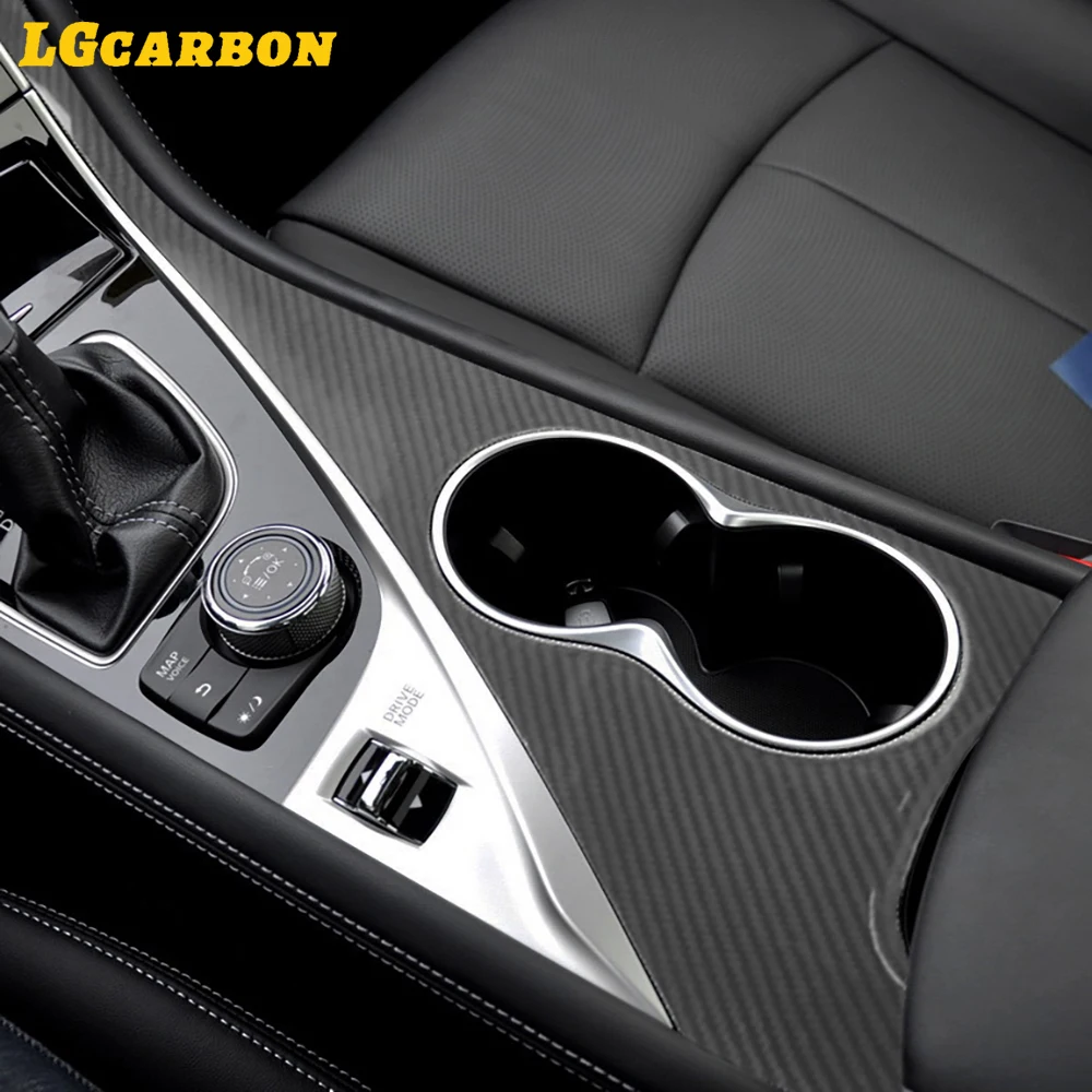 LGcarbon 3 шт. сухая карбоновая ручка для передней панели автомобиля подходит Infiniti Q50