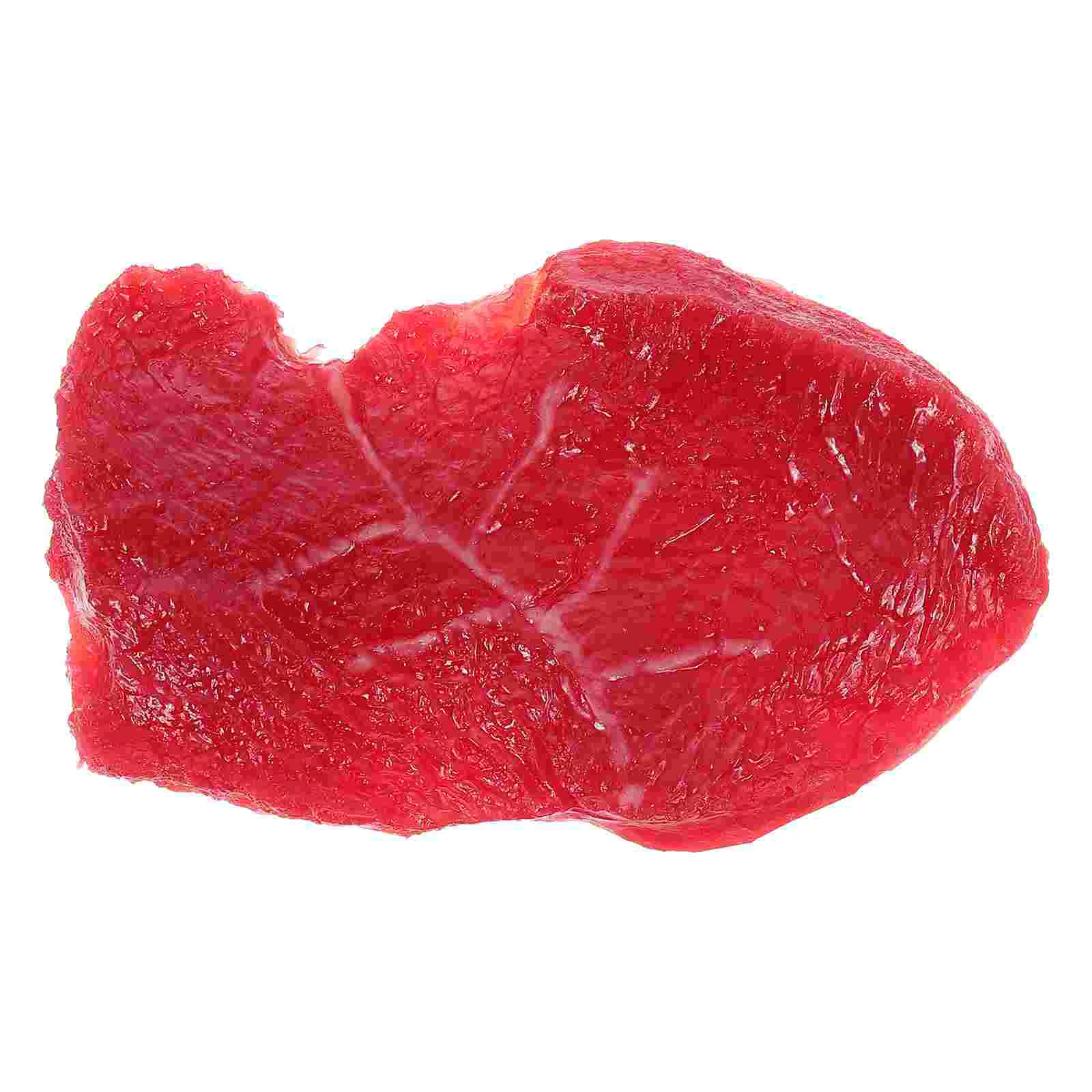 

Steakfake Display Prop Meat Beef Photo Model Props Kitchen Decoration Decor Store Artificial Lifelike Cabinet Play Toy Ornament