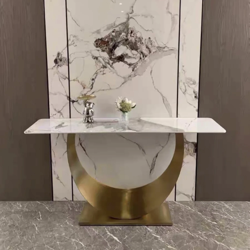 Уникальный дизайн консольного стола для гостиной красота модный современный
