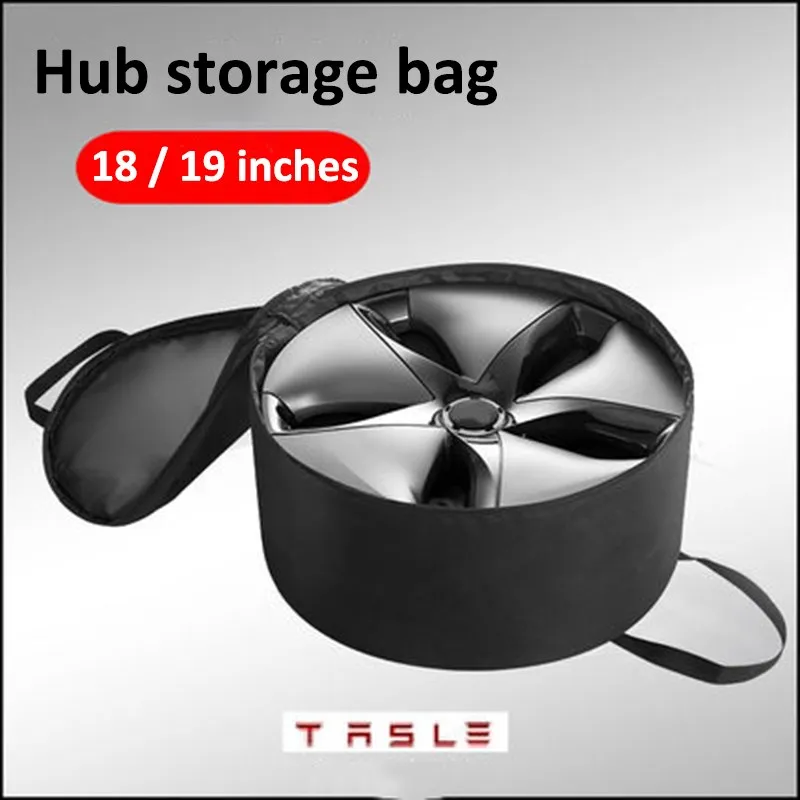 For Tesla Hubcaps bag Oxford Wheel Cover Storage Bag Model3 Aero 18