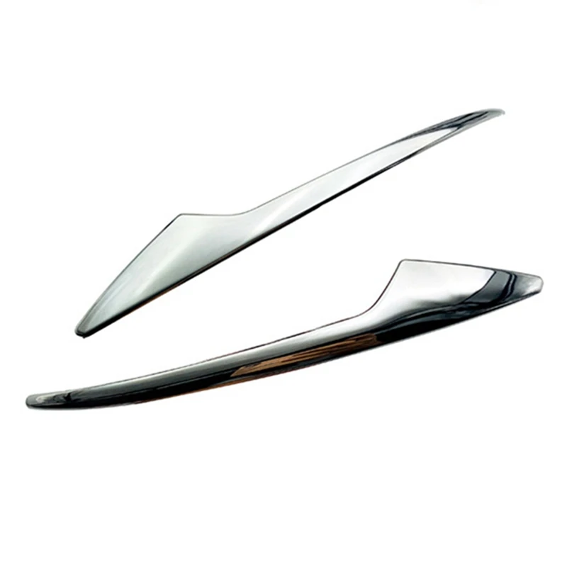 1 пара АБС-пластика хромированная серебристая боковая полоса зеркала заднего