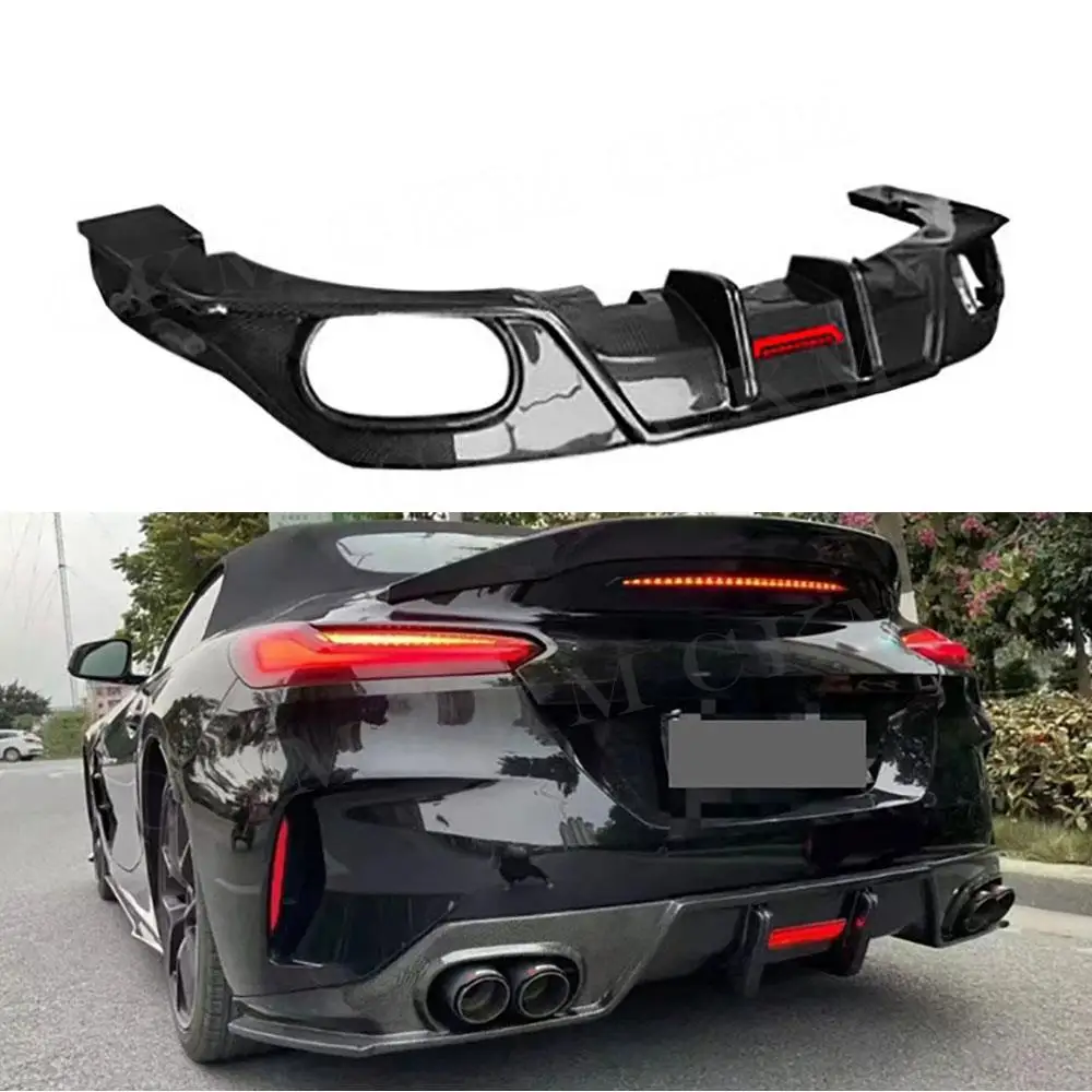 Губа заднего бампера из углеродного волокна для BMW Z4 G29 M Tech 2019 2020 2021 FRP черный