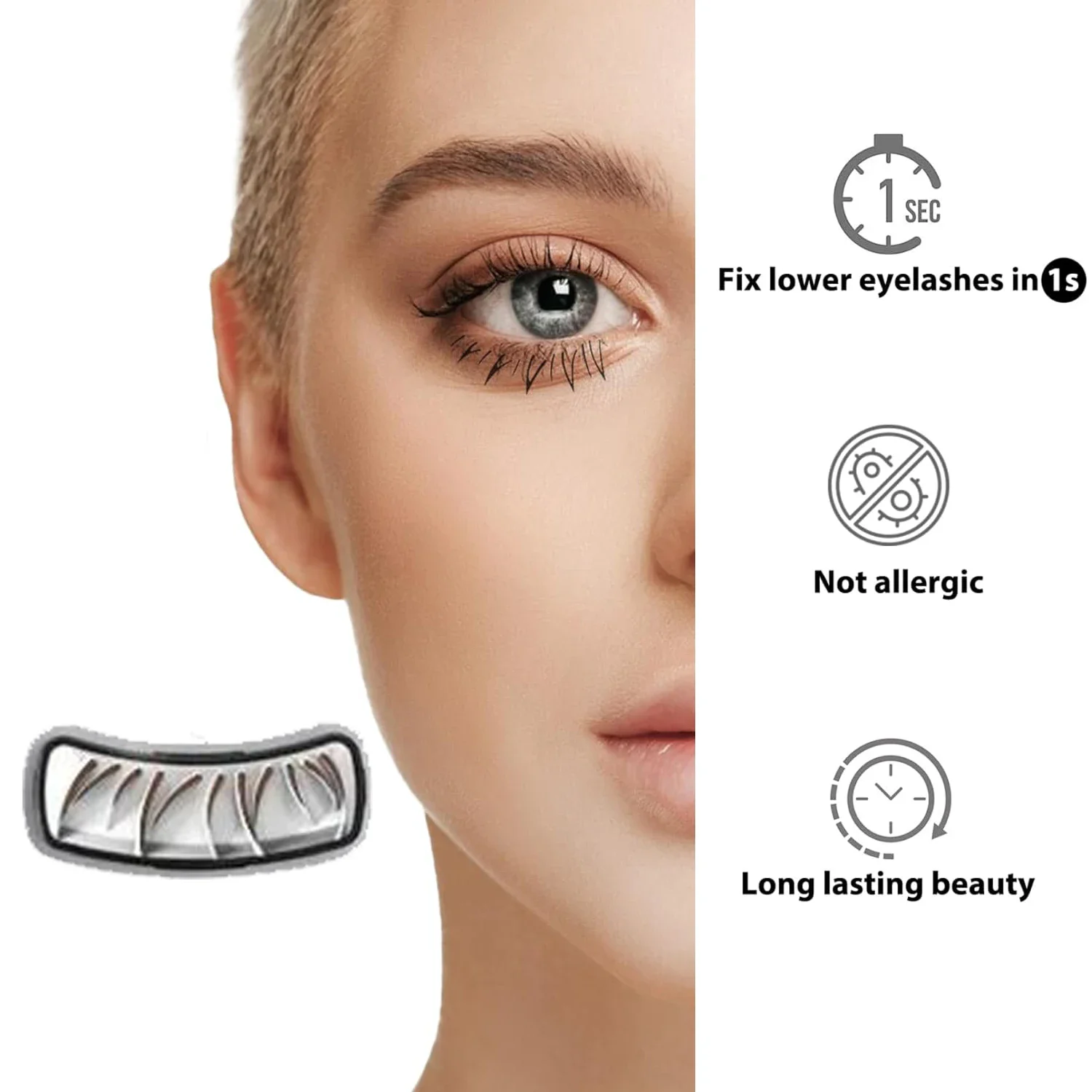 YZS штамп для нижних ресниц HUDA набор подводок глаз макияжа Professionnelle Undereyelash Seal