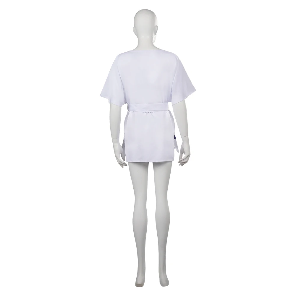 ABBA Cos Agnetha футболка для косплея костюм с поясом девочек винтажное платье ролевых