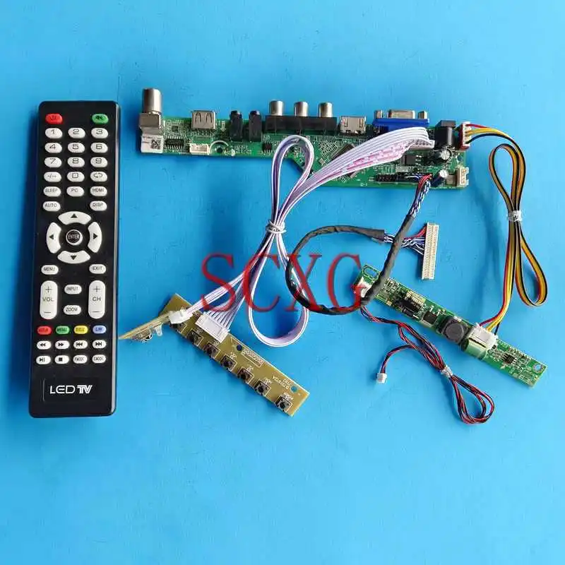 

Display Panel Analog TV Controller Board For LM190WX2 M190CGE M190PW01 1440*900 USB VGA AV RF 30Pin LVDS Kit HDMI-Compatible 19"